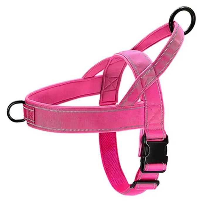 Harnais tactique anti-traction pour chien - Nylon 1000D réglable pour grands chiens