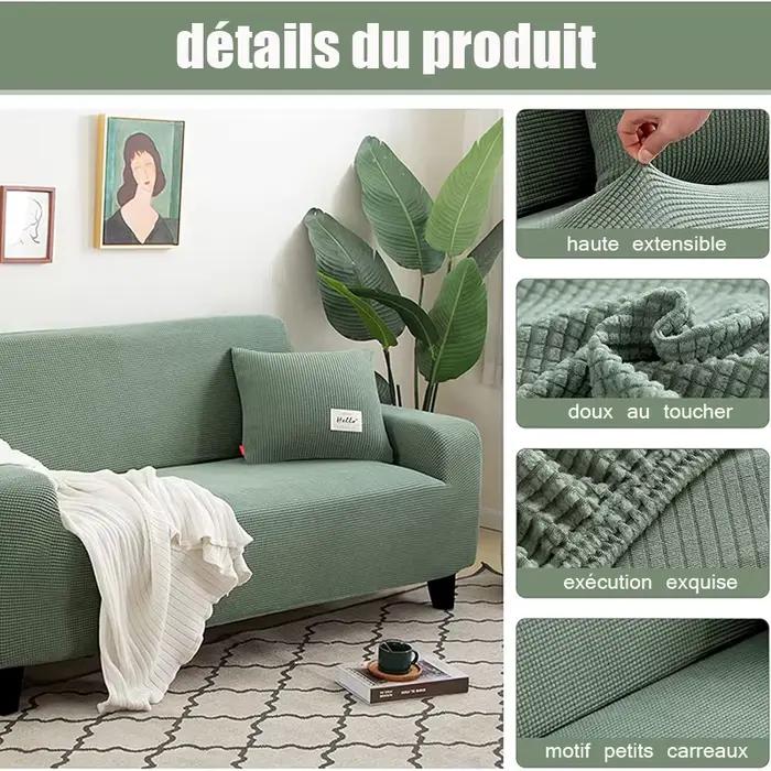 Juste de Protection Épaisse pour Canapé d'Angle
