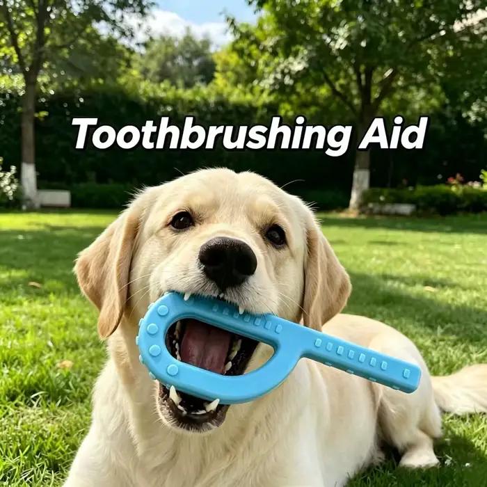 Outil d'aide au brossage pour chien