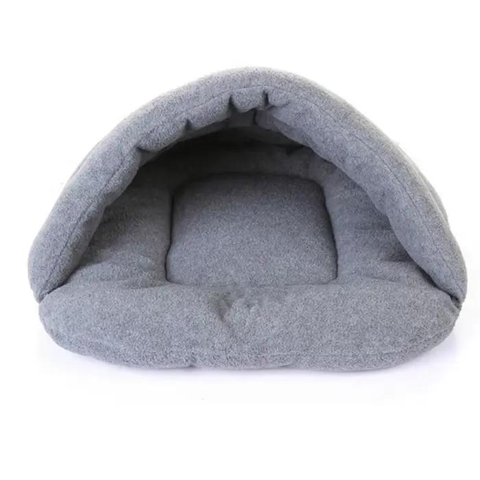 Offres spéciales maison pour animaux de compagnie chien chat sac de couchage polaire chaud lit