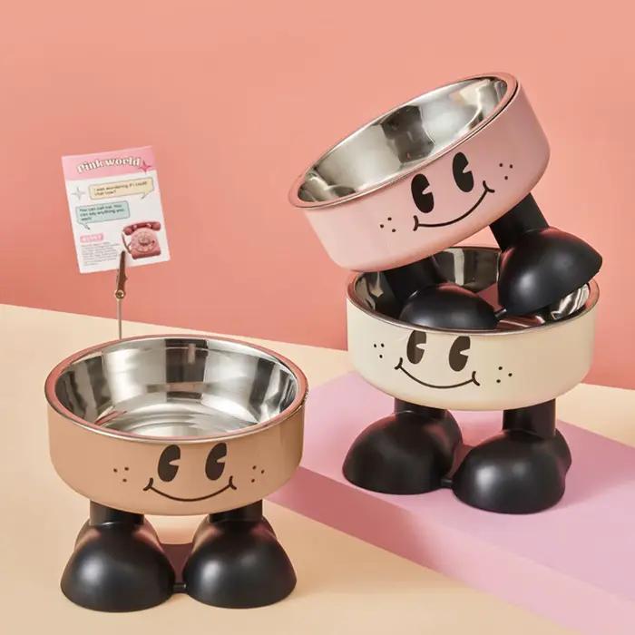 Bols surélevés pour chiens en acier inoxydable