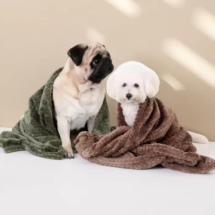 Couverture pour animaux de compagnie moelleuse Ultra douce 70x100CM