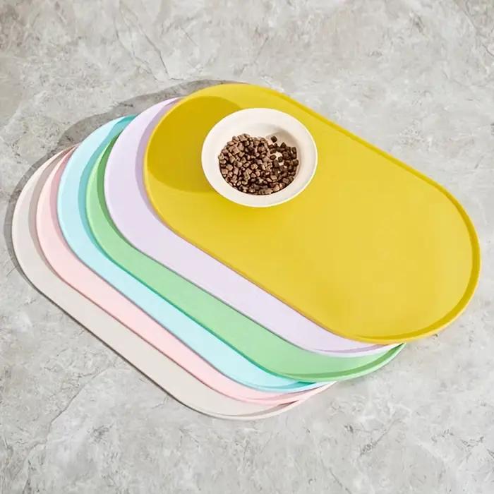 Tapis d'alimentation pour chien avec design antidérapant et imperméable