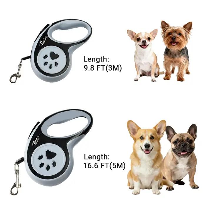 Laisse rétractable automatique pour chien