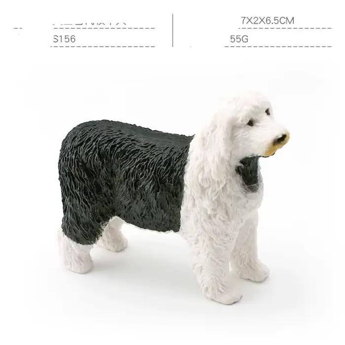 Figurines de chiens mignons en PVC