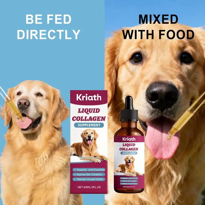 Gouttes nutritionnelles au collagène pour chien – Soutien articulaire