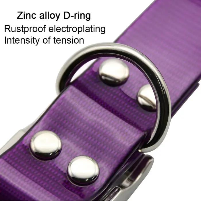 Petshop collier pour chien TPU + Nylon déodorant imperméable résistant à la saleté colliers faciles à nettoyer 7 couleurs pour accessoires pour petits et grands chiens