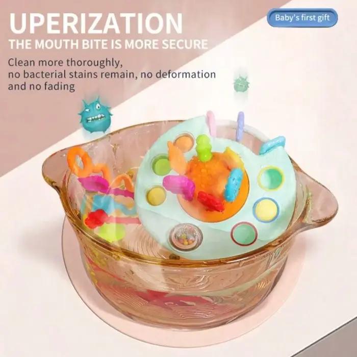 Jouets à tirer en silicone pour le développement des activités