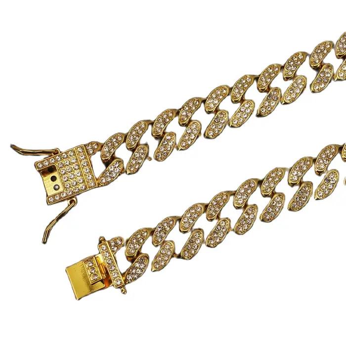 Collier cubain en diamant pour chien