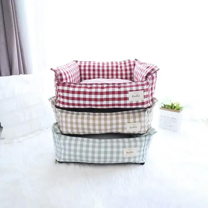 Lit pour chien chats chiot maison chenil pour chiens d'intérieur petit moyen chat canapé pour animaux de compagnie lit
