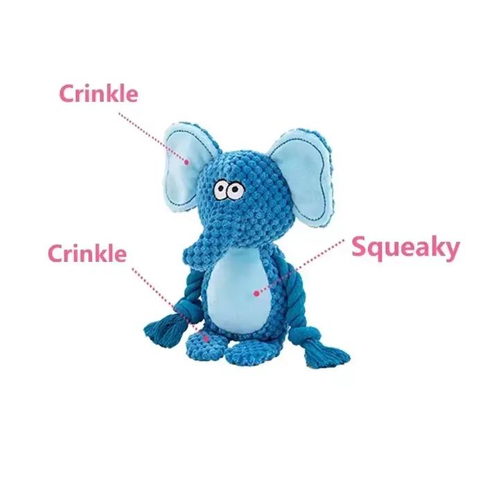 Jouet à mâcher en peluche pour chien