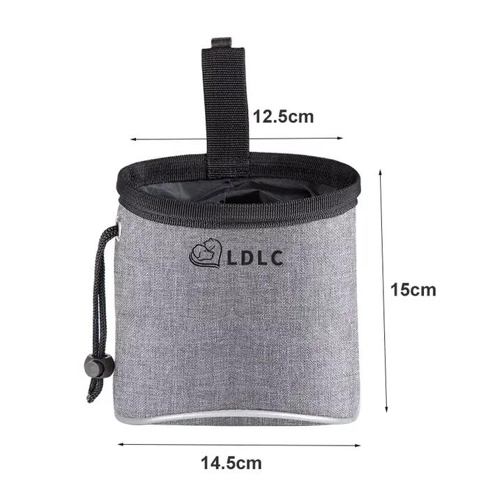 Sac de dressage pour chien avec distributeur intégré de sacs à déjections
