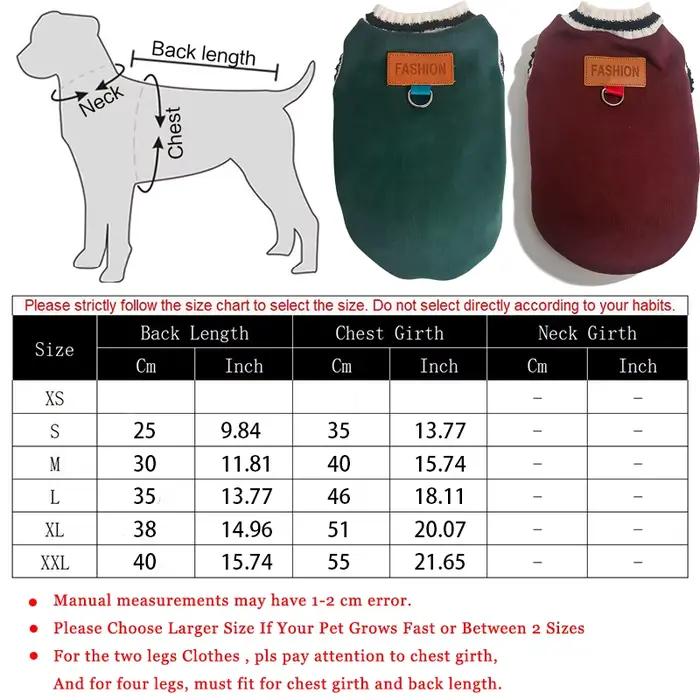 Vêtements en tricot pour chien