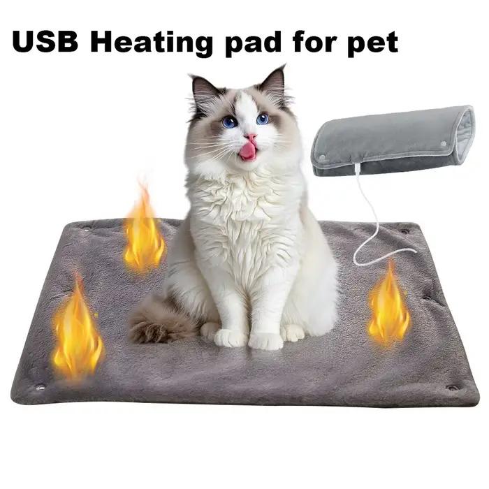 Couverture chauffante d'hiver pour animaux de compagnie