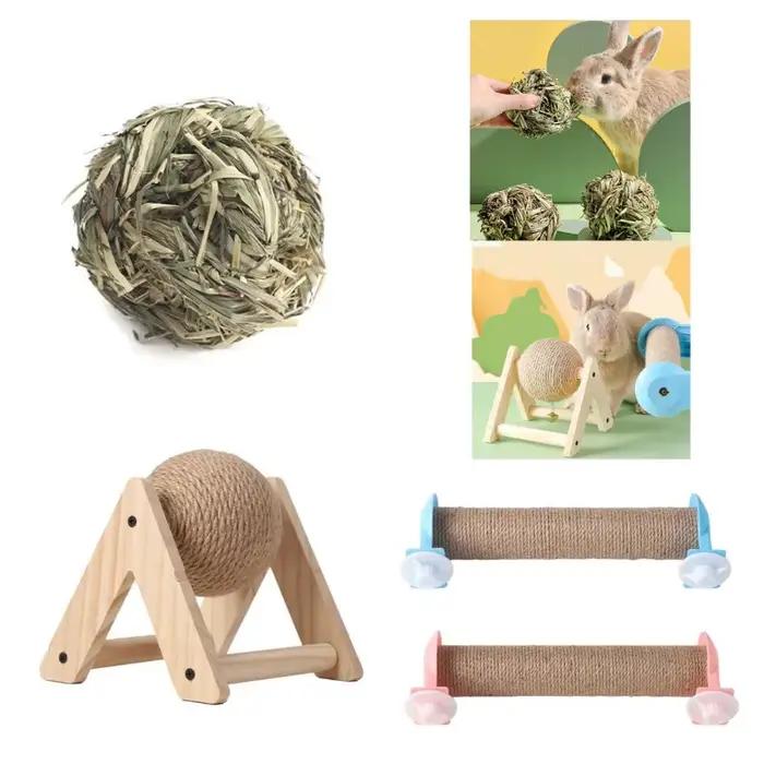 Boule à gratter pour lapin