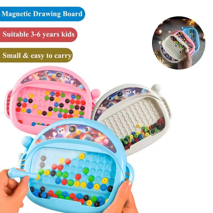 Tableau magnétique pour enfants avec stylo et perles