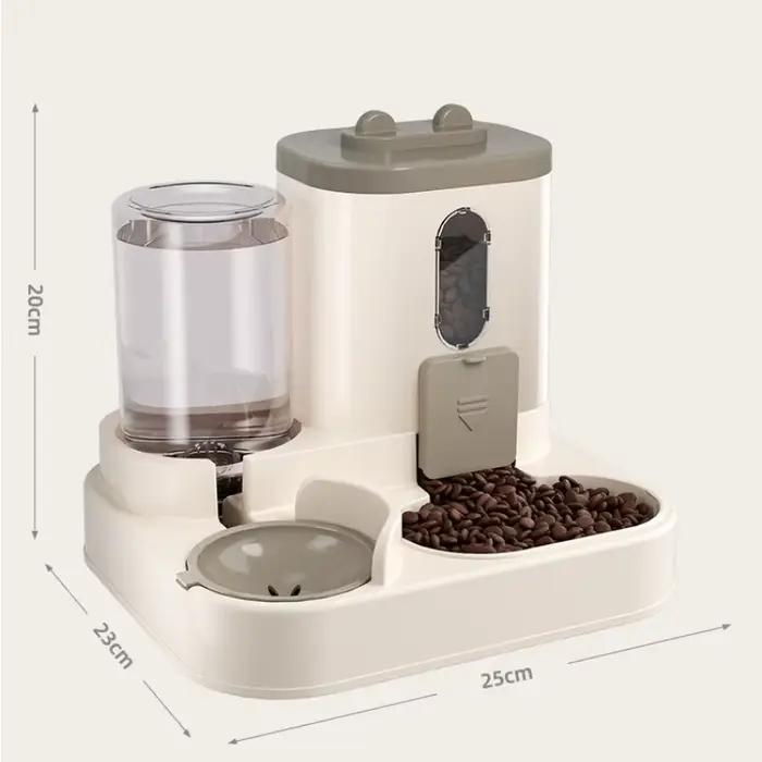 Distributeur automatique 2-en-1 pour animaux de compagnie