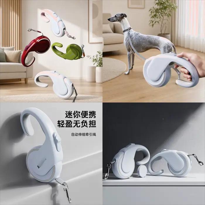Laisse rétractable automatique pour chien