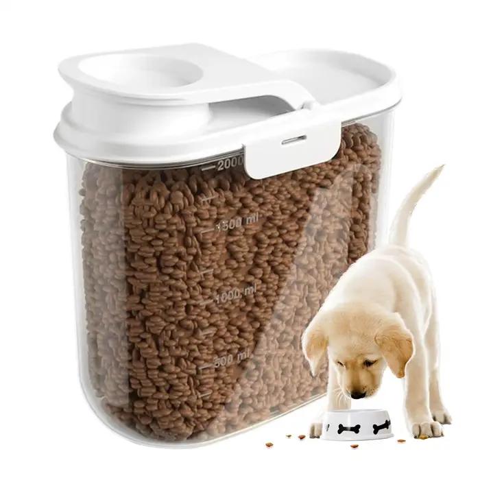 Récipient de stockage des aliments pour animaux de compagnie 2L