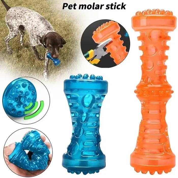 Résistant aux morsures jouet pour animaux de compagnie brosse à dents os robuste chien