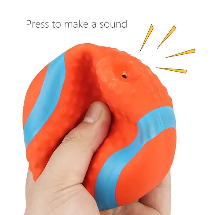 Ballon sonore de presse en latex pour animaux de compagnie