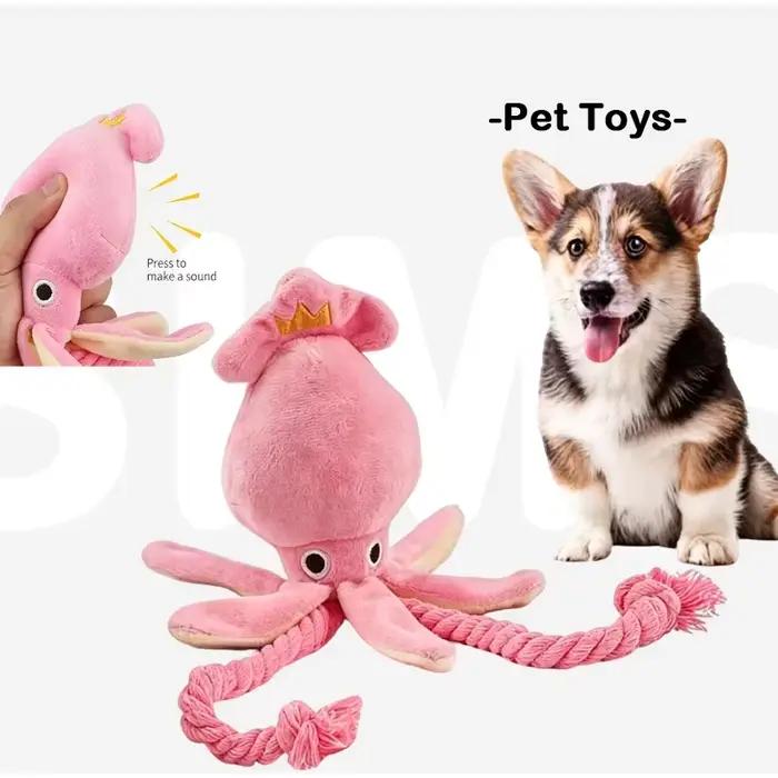 Jouet pour chien poulpe couineur