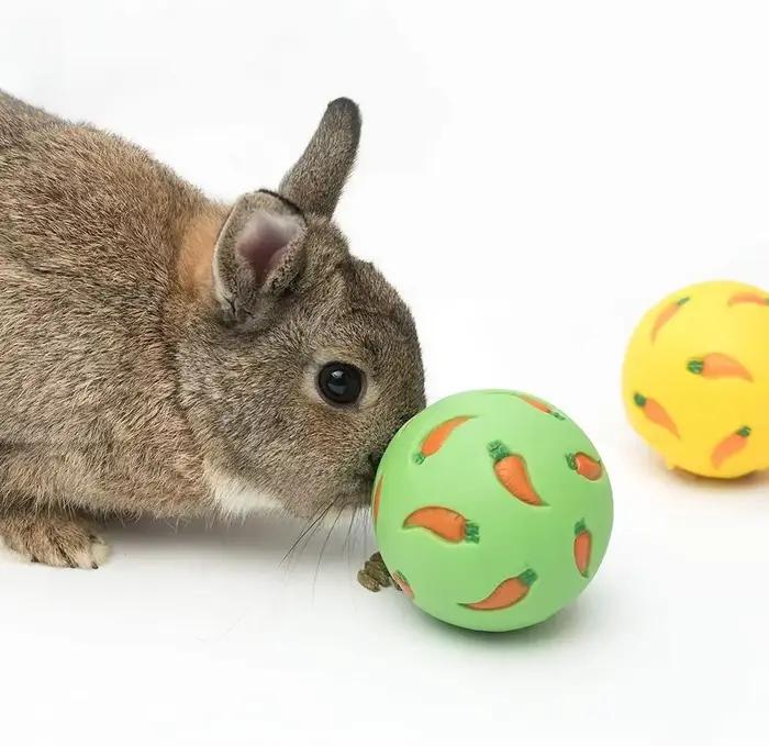 Distributeur de nourriture pour lapins