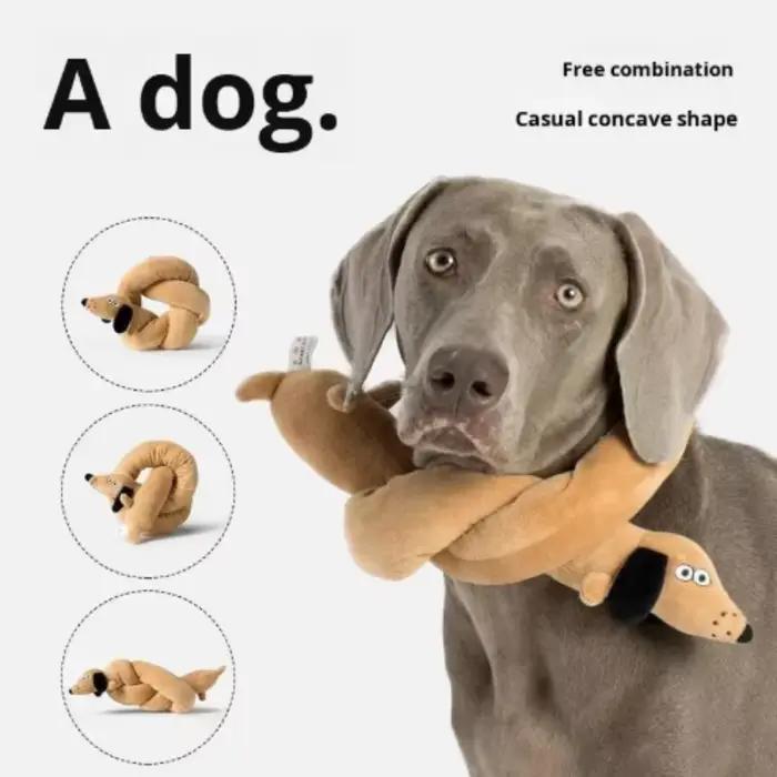 Oreiller Long en peluche pour animaux de compagnie