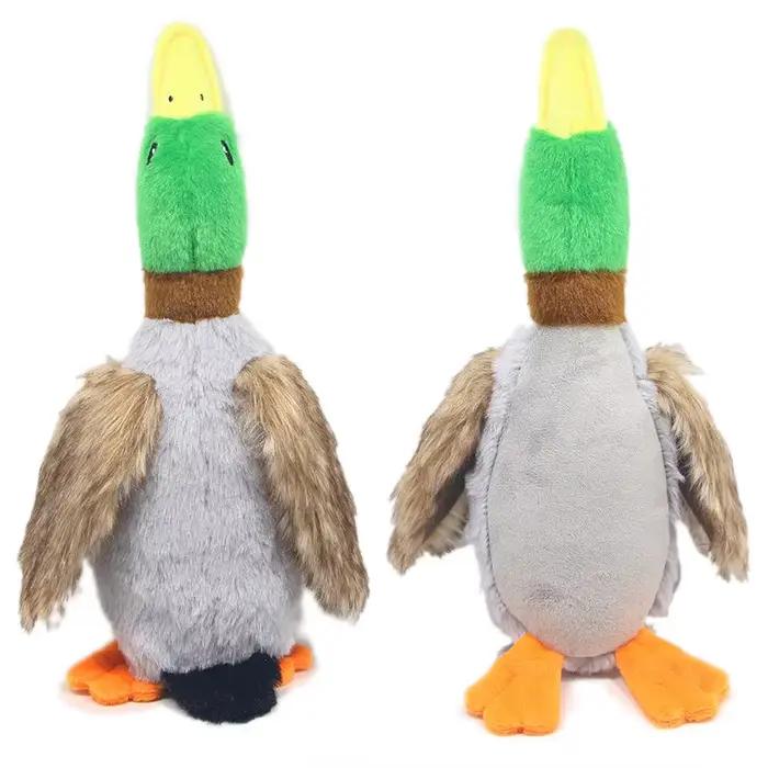 Jouet sonore de canard en peluche mignon