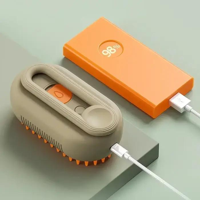 Brosse à vapeur 3 en 1 pour animaux de compagnie
