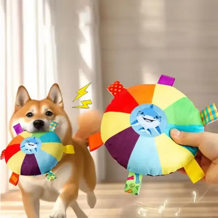 Jouet en peluche sonore pour chien