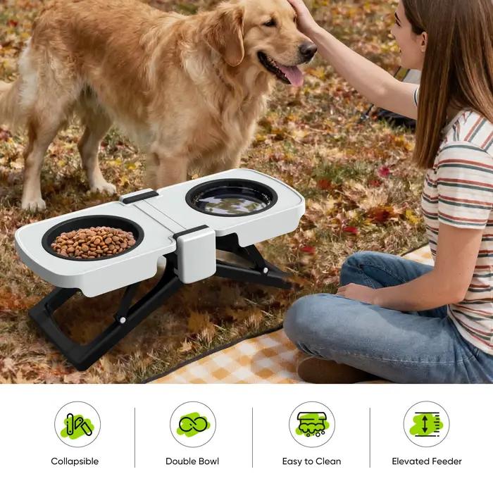 Support surélevé pour gamelles de chien