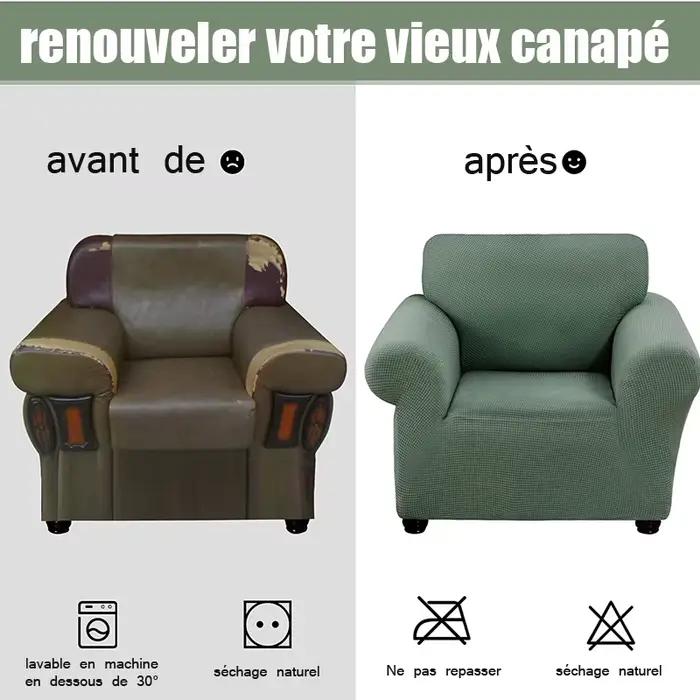 Juste de Protection Épaisse pour Canapé d'Angle