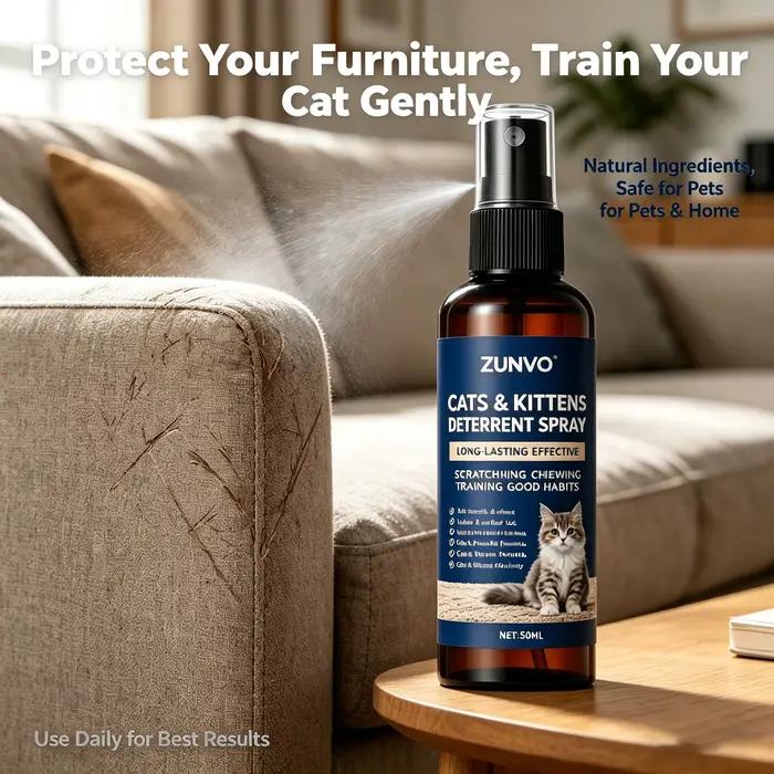 Spray anti-griffures et anti-mastication pour chats