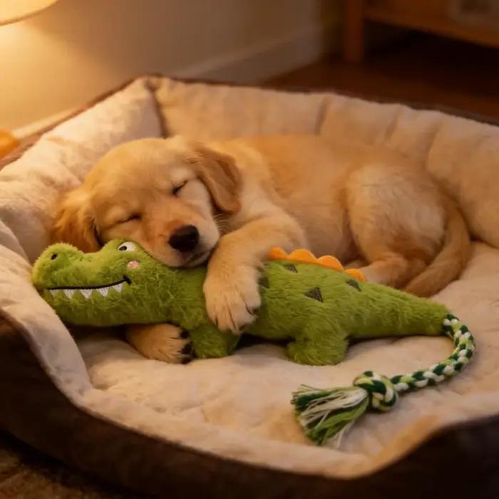 Jouet à mâcher pour chien en peluche nouée