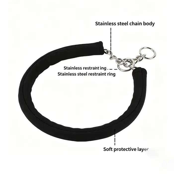 Collier pour chien en acier inoxydable