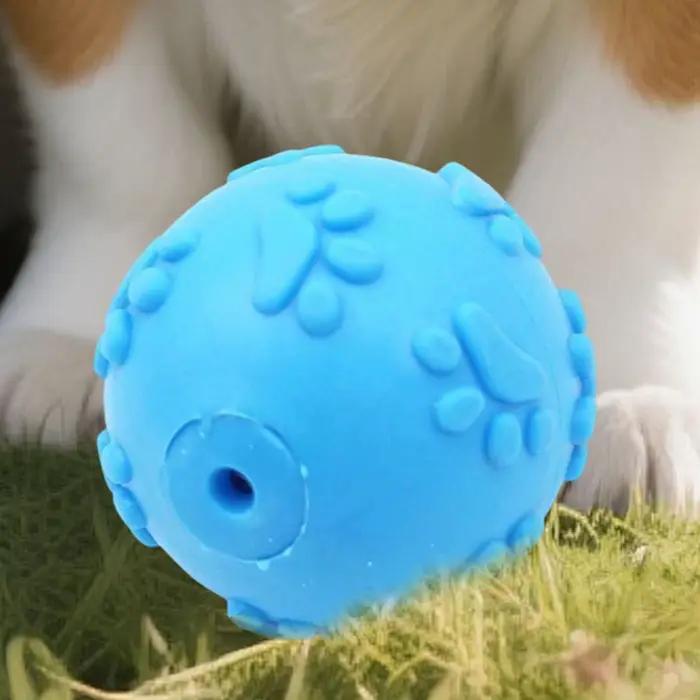 Balle à mâcher couineuse et rebondissante pour chiot