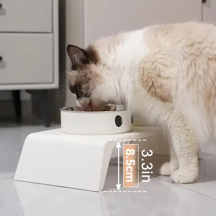 Bols surélevés pour animaux de compagnie avec support surélevé et double