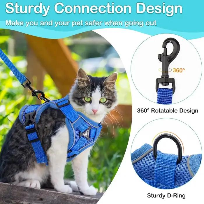 Ensemble harnais et laisse pour chat