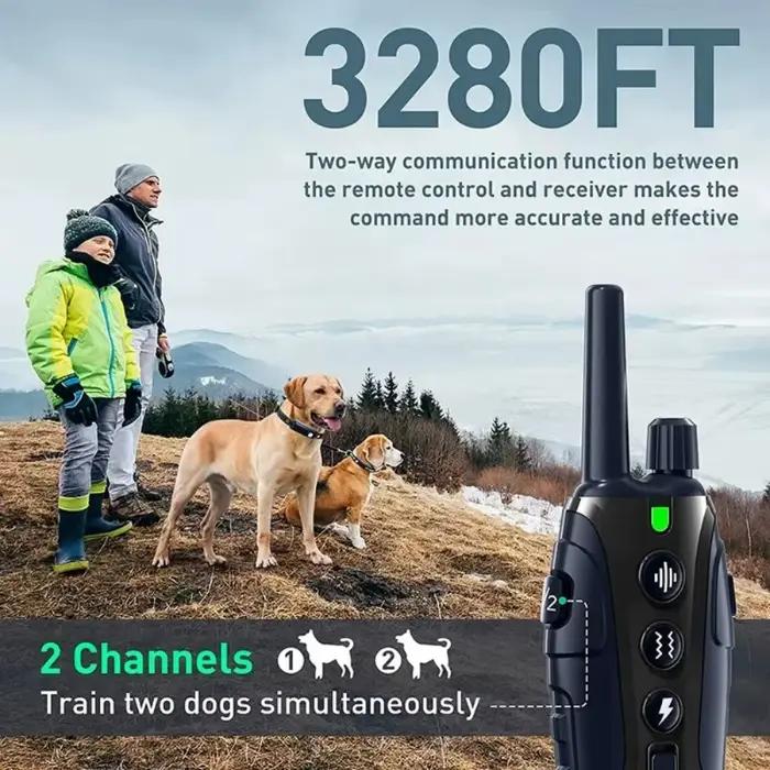 Collier Anti-Aboiement Électrique pour Chien