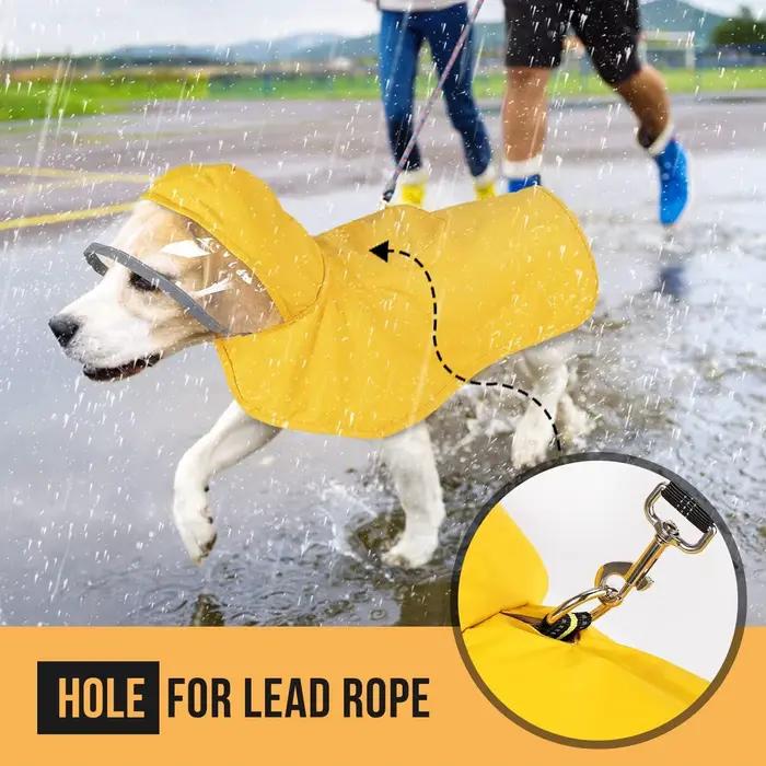 Manteau imperméable réfléchissant pour chien
