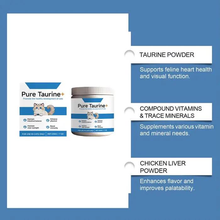 Poudre de taurine pour chats
