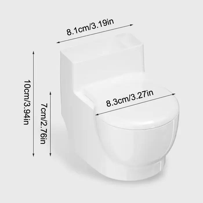 Gamelle pour animaux de compagnie au design amusant en forme de toilettes