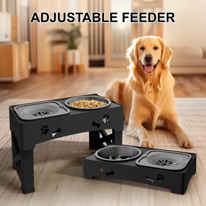 Mangeoire pour animaux de compagnie 3 en 1