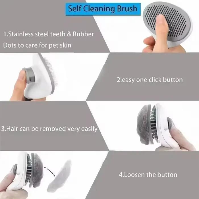 Brosse épilatoire pour chien et chat