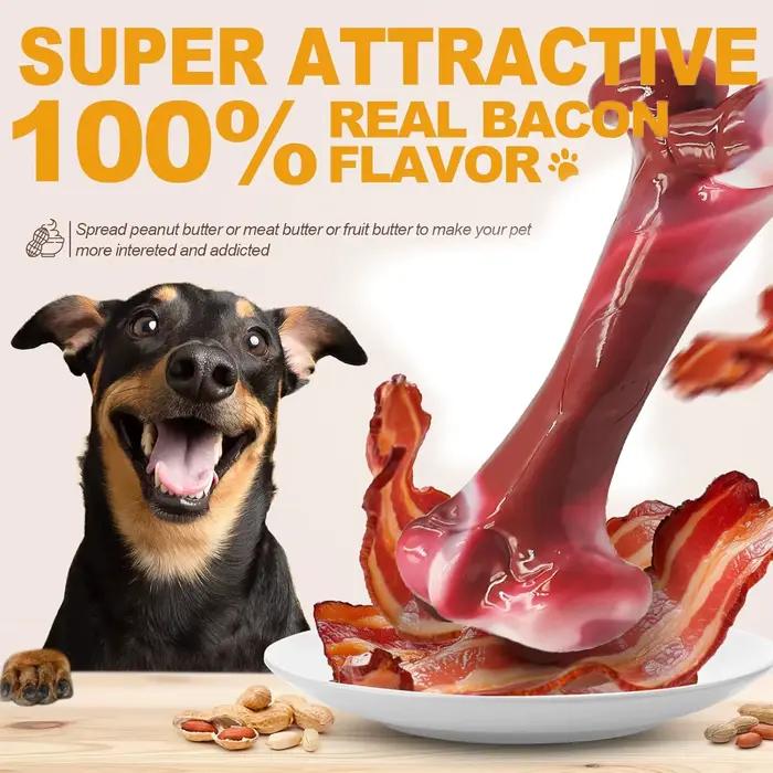 Os de chien au saveur de bacon