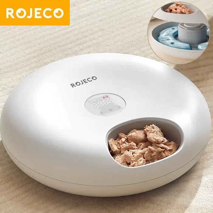 ROJECO 6 repas mangeoire automatique pour animaux de compagnie distributeur de nourriture pour chat intelligent pour