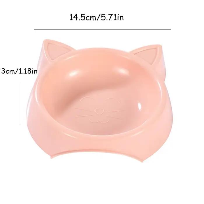 Bols colorés pour animaux de compagnie pour chats et chiens-plaques alimentaires/eau de couleur bonbon