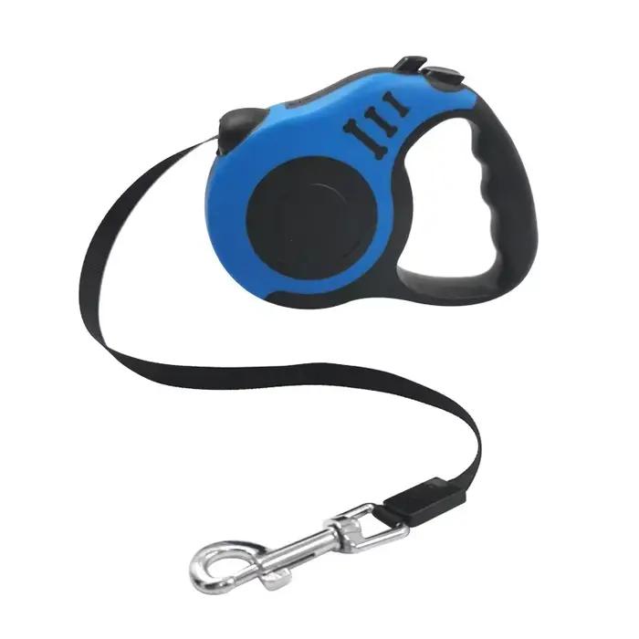 Laisse rétractable automatique en Nylon Durable pour chien de 3m 5m