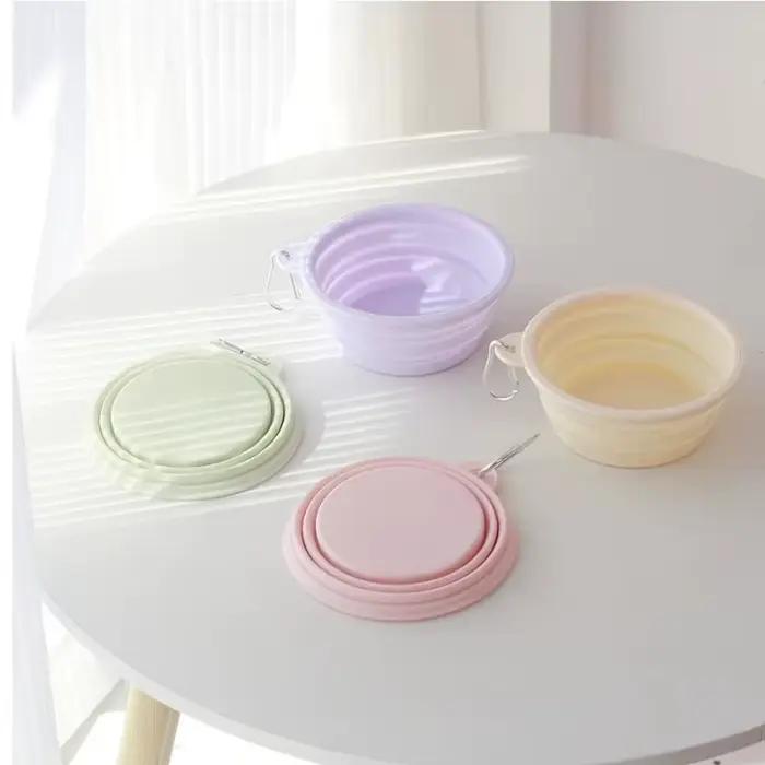 Bol pliable en silicone pour animaux de compagnie